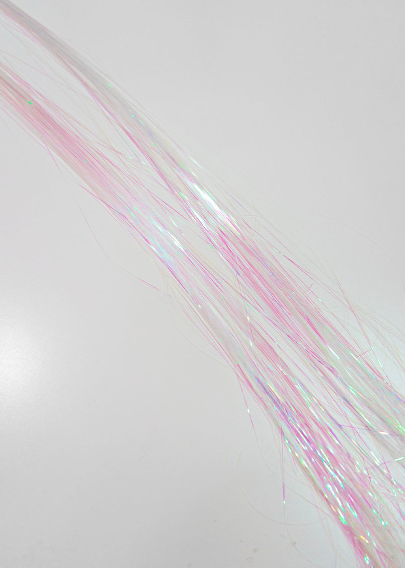 Csillám Hajtincs - NEON FEHÉR